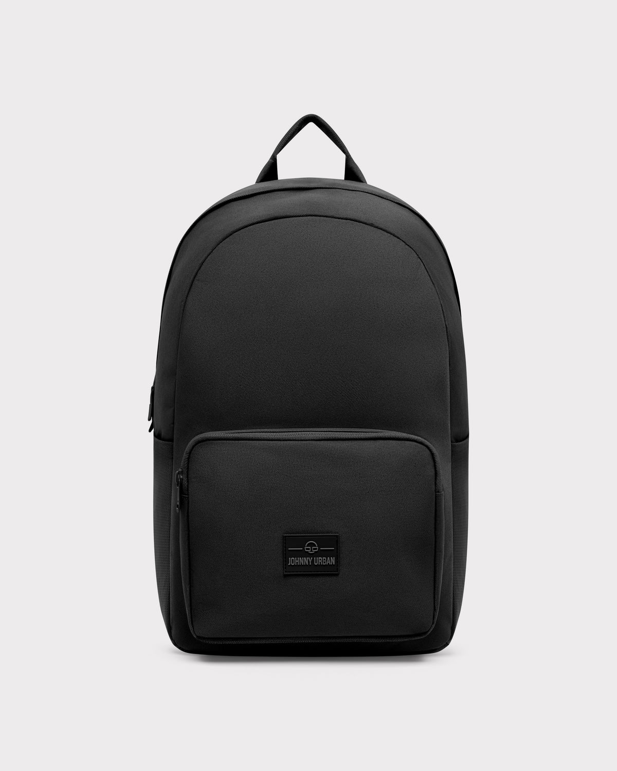 Schwarzer ergonomischer Rucksack 'Mo' von Johnny Urban mit Fronttasche