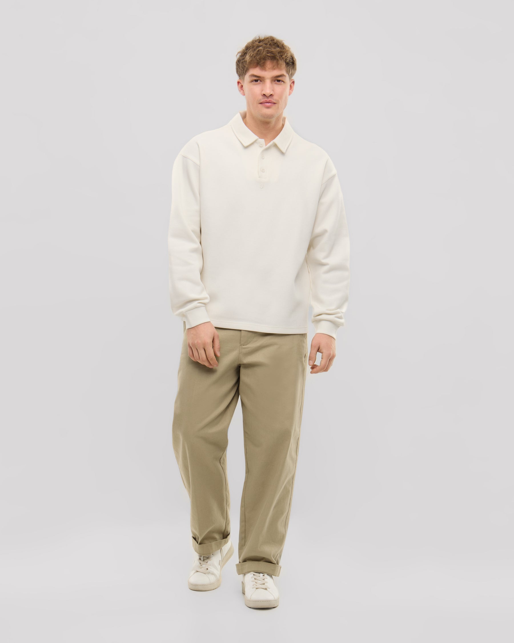 Long sleeve polo shirt “Brandon”