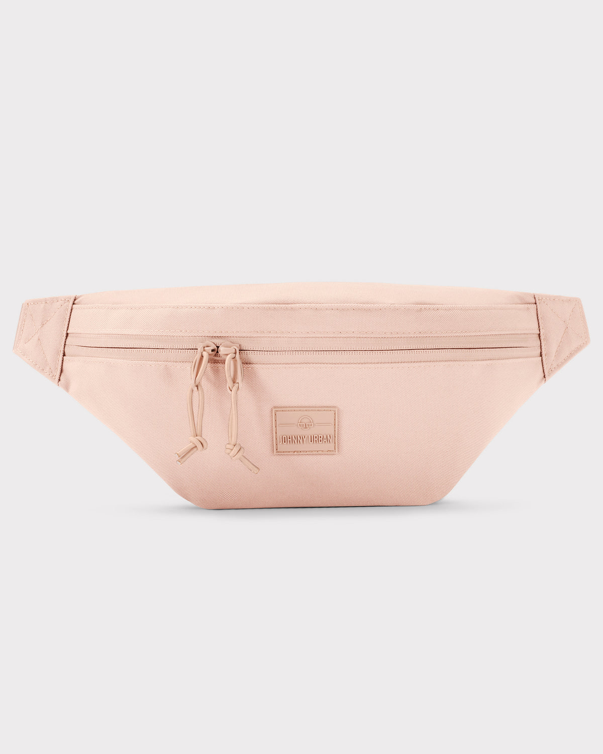 Große Bauchtasche 'Erik Large' von Johnny Urban in rosa mit Reißverschluss und Markenlogo
