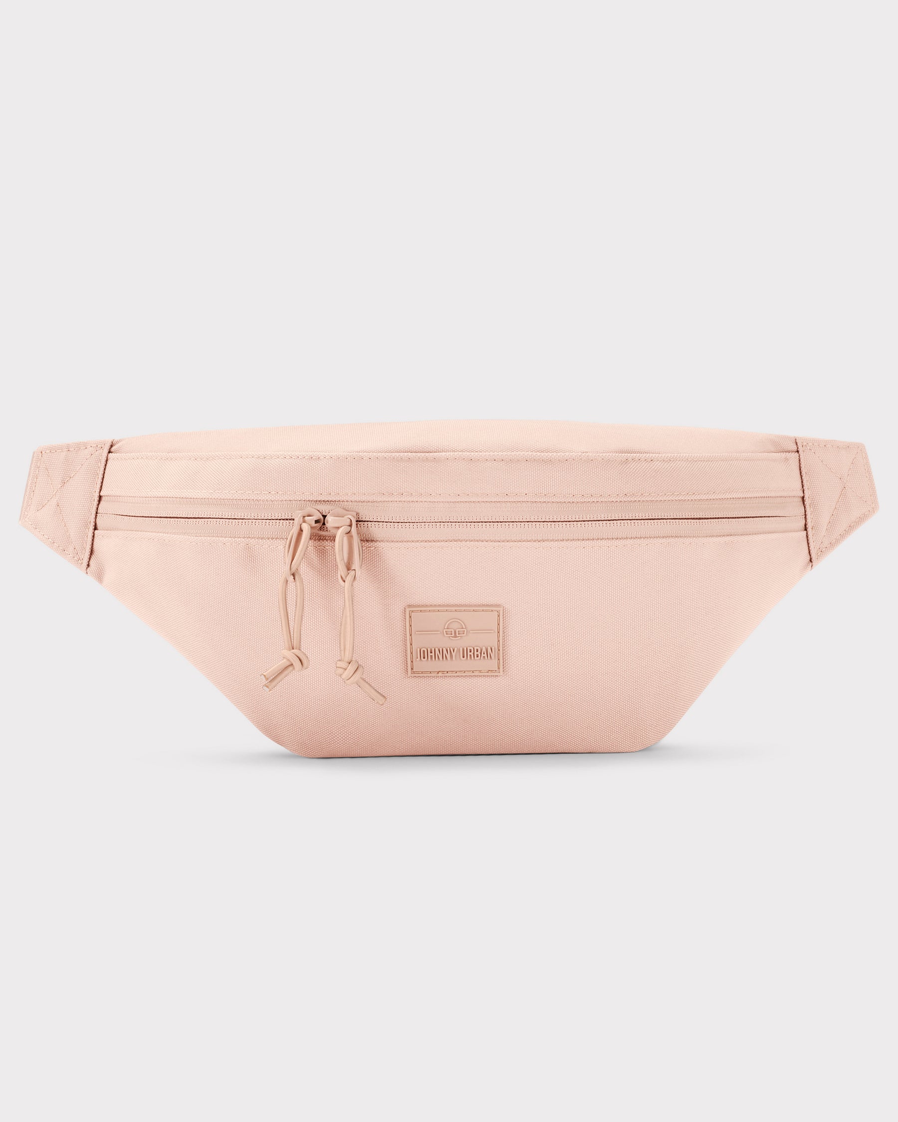 Große Bauchtasche 'Erik Large' von Johnny Urban in rosa mit Reißverschluss und Markenlogo