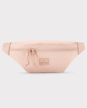 Große Bauchtasche 'Erik Large' von Johnny Urban in rosa mit Reißverschluss und Markenlogo