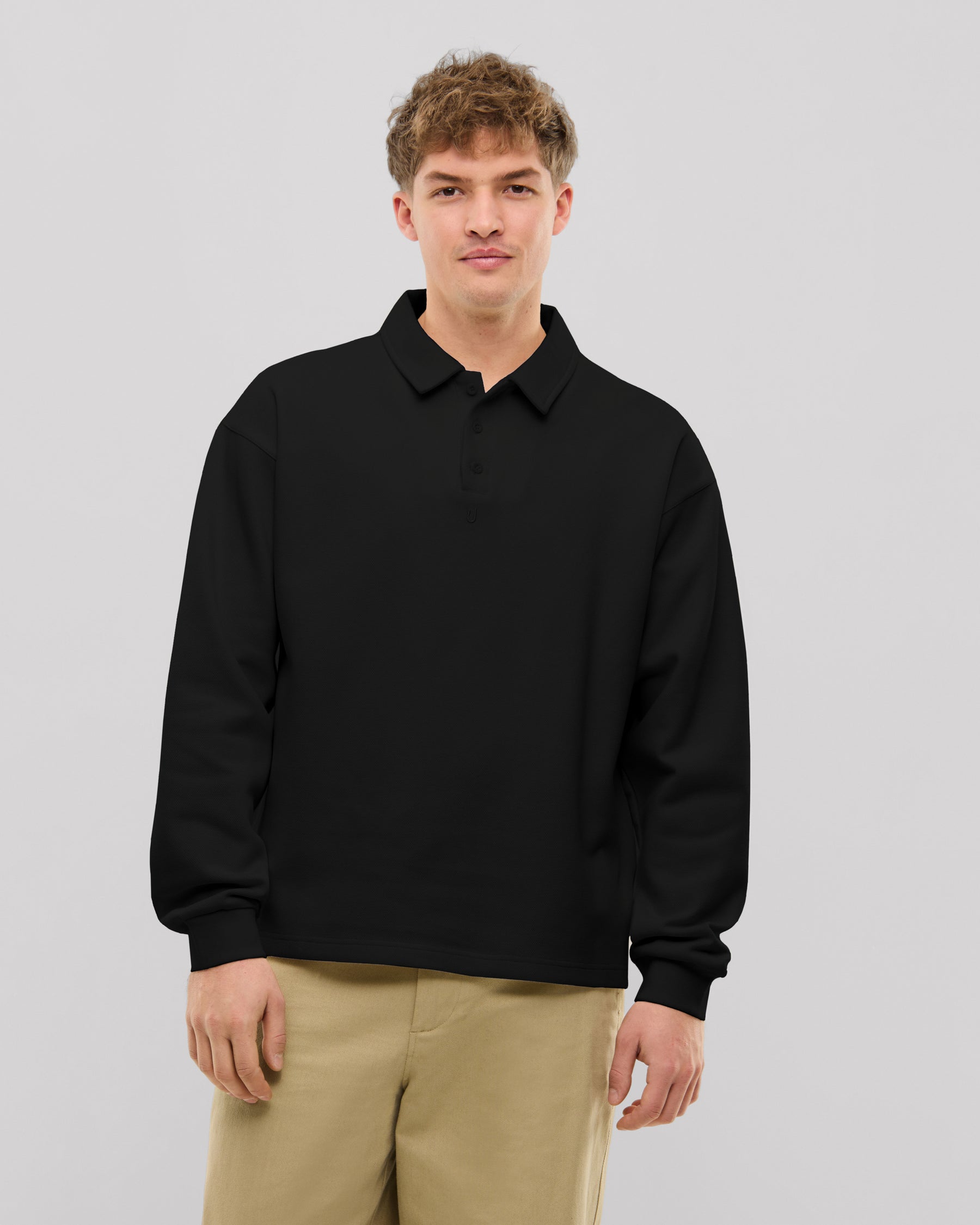 Long sleeve polo shirt “Brandon”