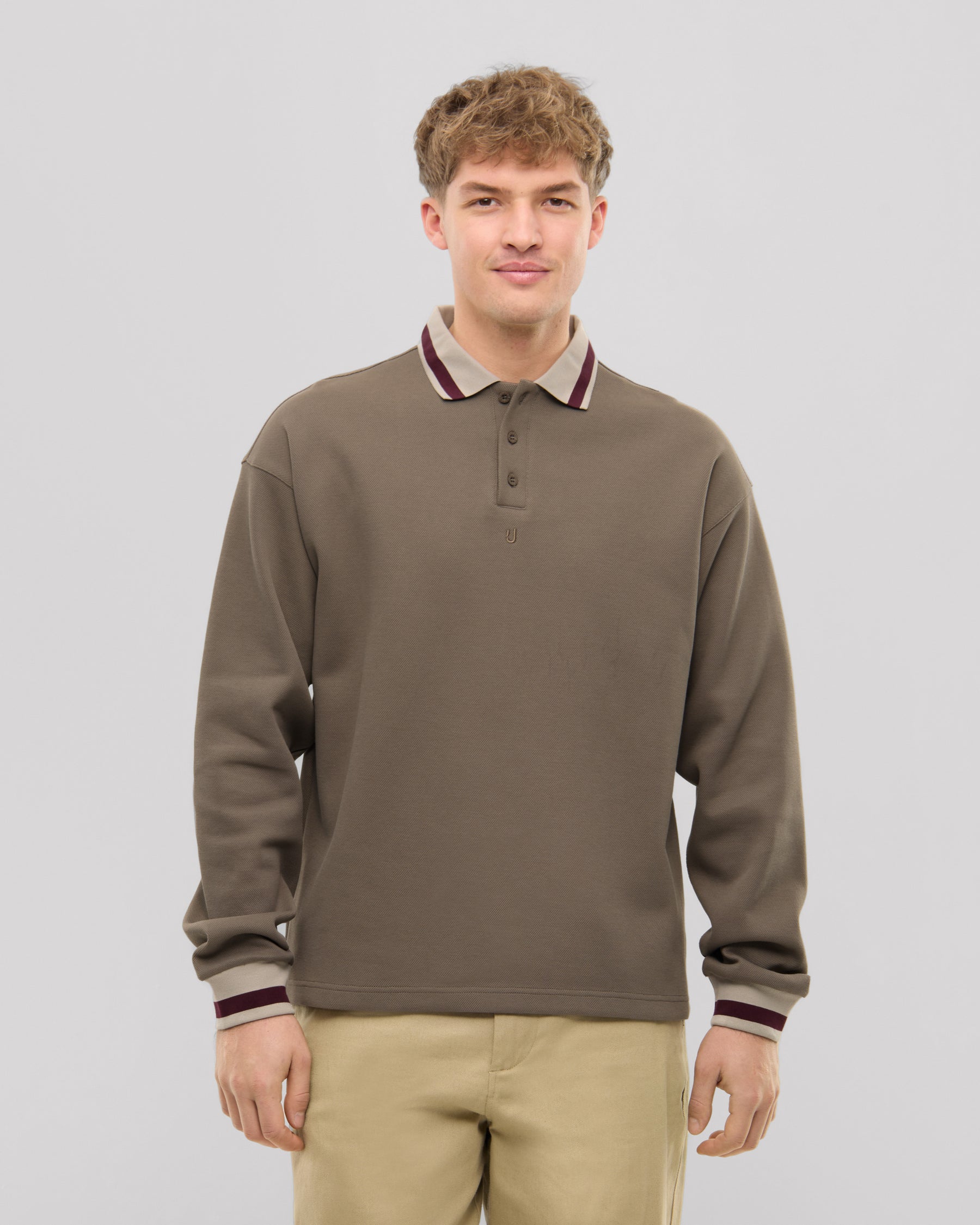 Long sleeve polo shirt “Brandon”
