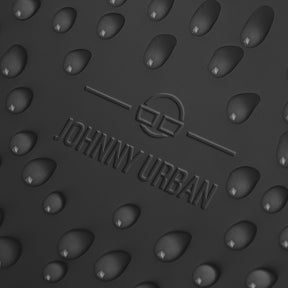 Wasserabweisendes Material mit Johnny Urban Prägung und Wassertropfen auf der Half Moon Bag 'Rory'