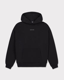 Oversized Hoodie 'Cody' von Johnny Urban in Schwarz mit kleiner Aufschrift