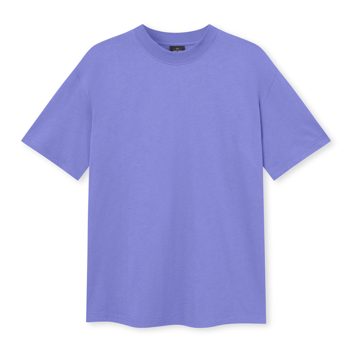 Violettes Oversize-T-Shirt ohne Aufdruck