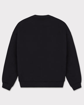 Oversized schwarzer Crewneck Pullover 'Carter' von Johnny Urban, Rückseite ohne Print