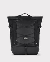 Schwarzer Johnny Urban Rucksack ‚Harper‘ mit Frontkordelzug und Griff oben