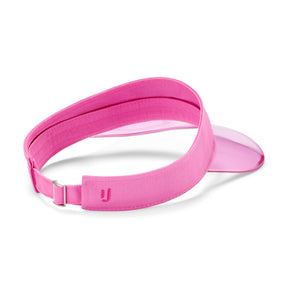 Johnny Urban Sonnenvisier 'Joy' in Pink mit verstellbarem Riemen und transparentem Schild