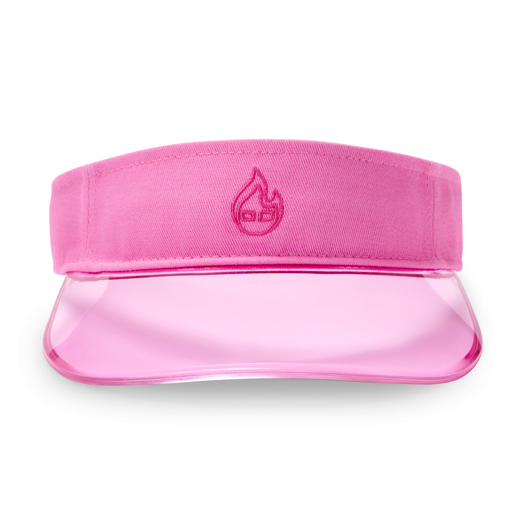 Johnny Urban Sonnenschild 'Joy' in Pink mit UV-Schutz und transparentem Schild aus Kunststoff