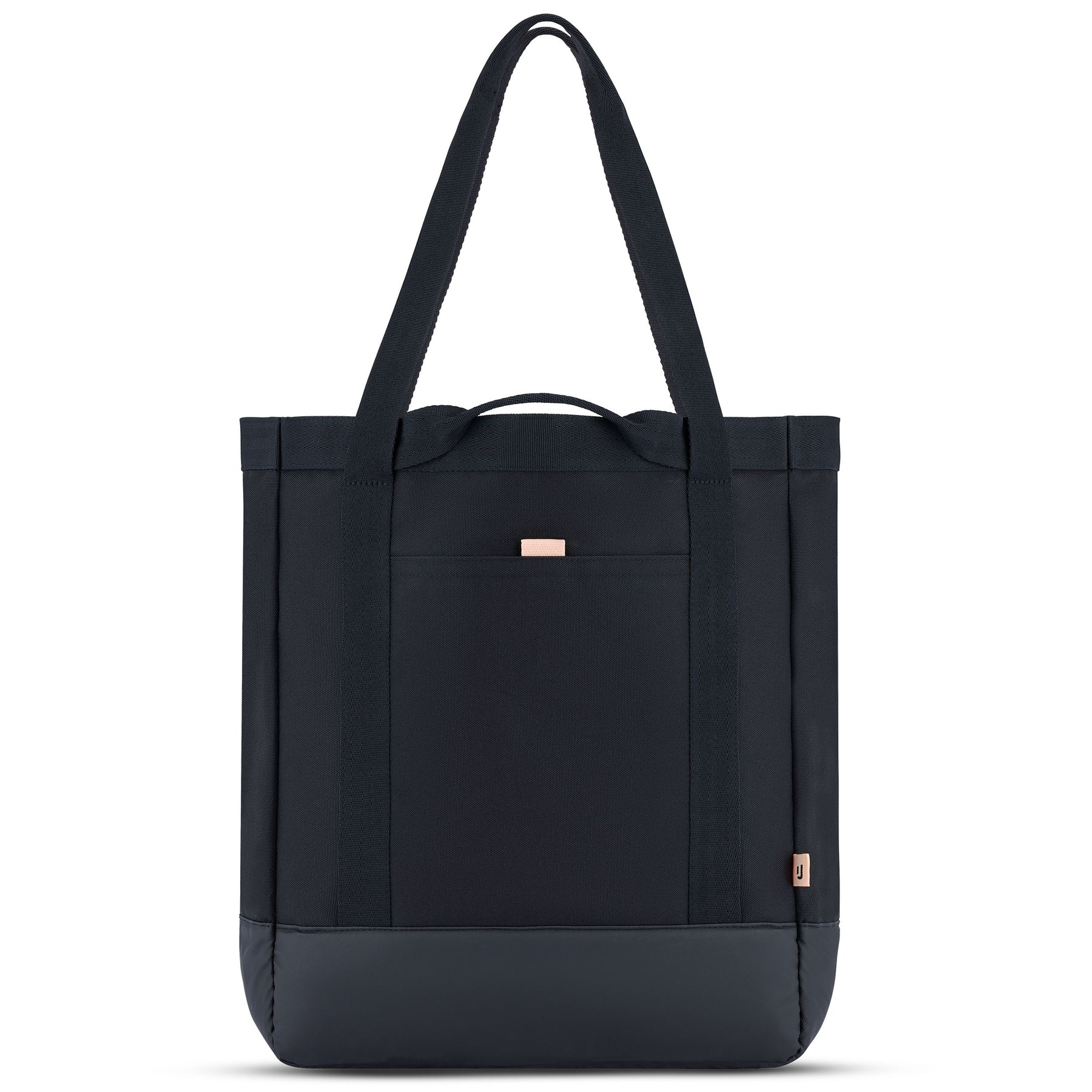 Schwarze Johnny Urban Tote Bag ‚Jessy‘ aus robustem Material mit kurzem Griff und langem Schulterriemen