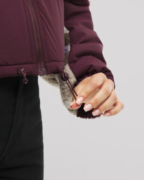 Cropped Teddy Fleecejacke "Carey"