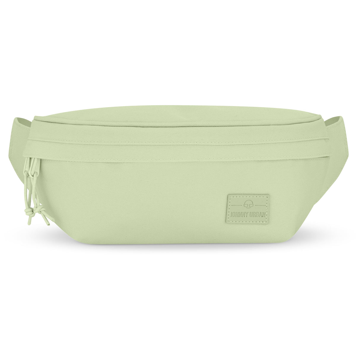 Johnny Urban Bauchtasche 'Tom' in hellgrün aus robustem Material mit Reißverschluss und Logopatch