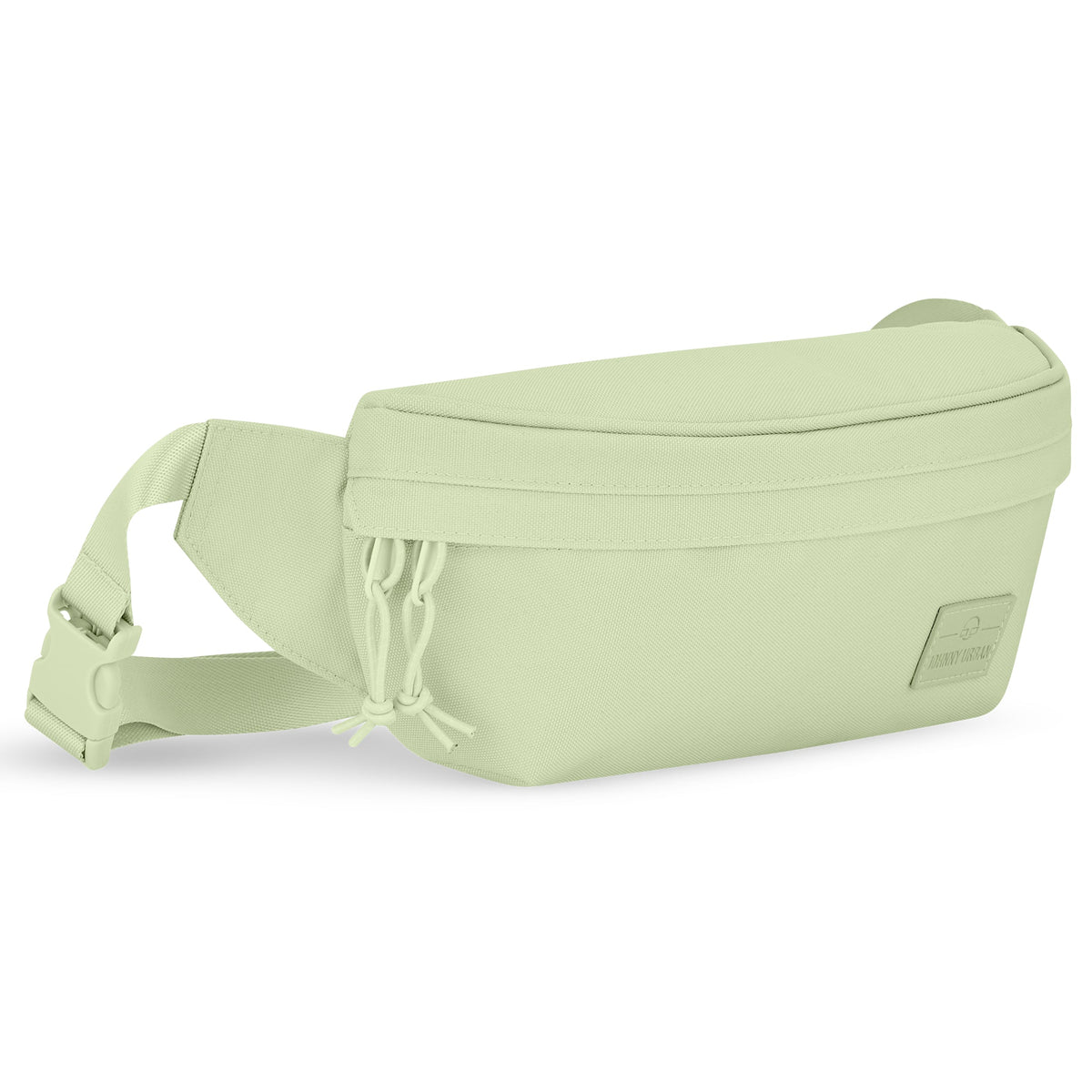Grüne Bauchtasche 'Tom' von Johnny Urban mit zwei Reißverschlüssen und verstellbarem Gurt