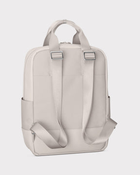Beiger Rucksack Jona Medium mit verstellbaren Schultergurten und Tragegriff